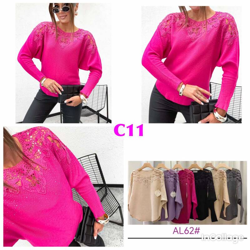 Bluzki damskie Roz L-3XL, Mix Kolor .Paczka 10 szt